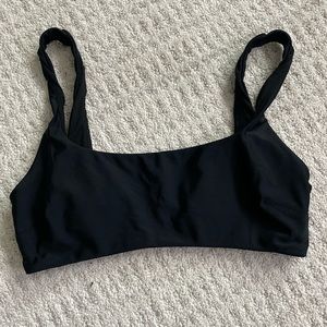 Aerie Black Scoop Swimsuit Top